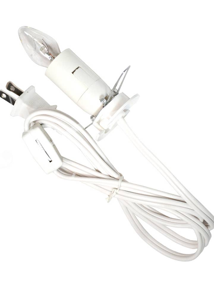 CABO ELÉCTRICO - TOMADA GRANDE BRANCA (PARA O RESTO DAS LÂMPADAS) ( por atacado de Oceanic Linkways Inc