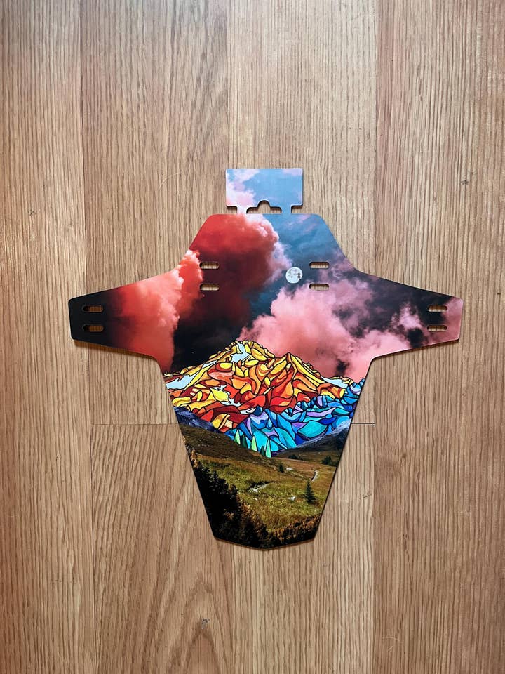 Singletrack Dreams Mountainbike Stänkskärm för wholesale av Bryn Merrell Art