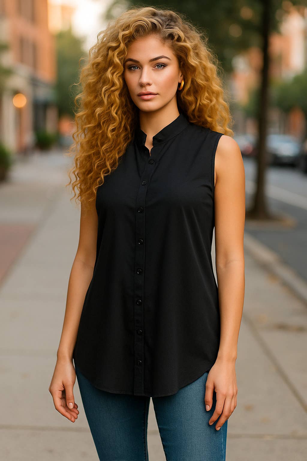 A Woman we Love - Wholesale Button Down Shirt - Women's - Pack of 20 Spring-Summer Blouses – Ultra-Lightweight Fabric 18