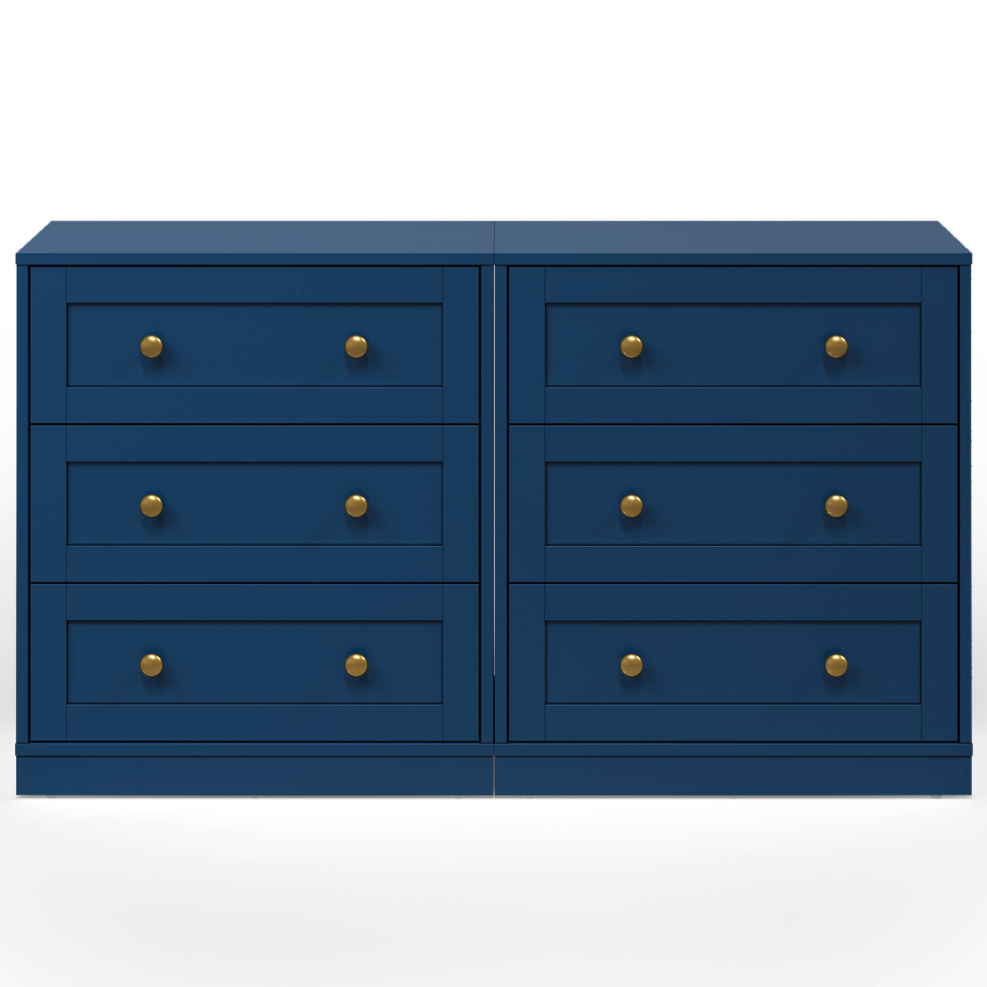 Heynemo - Vente Armoire - Table de chevet à 3 tiroirs, grande table de chevet avec rond doré20