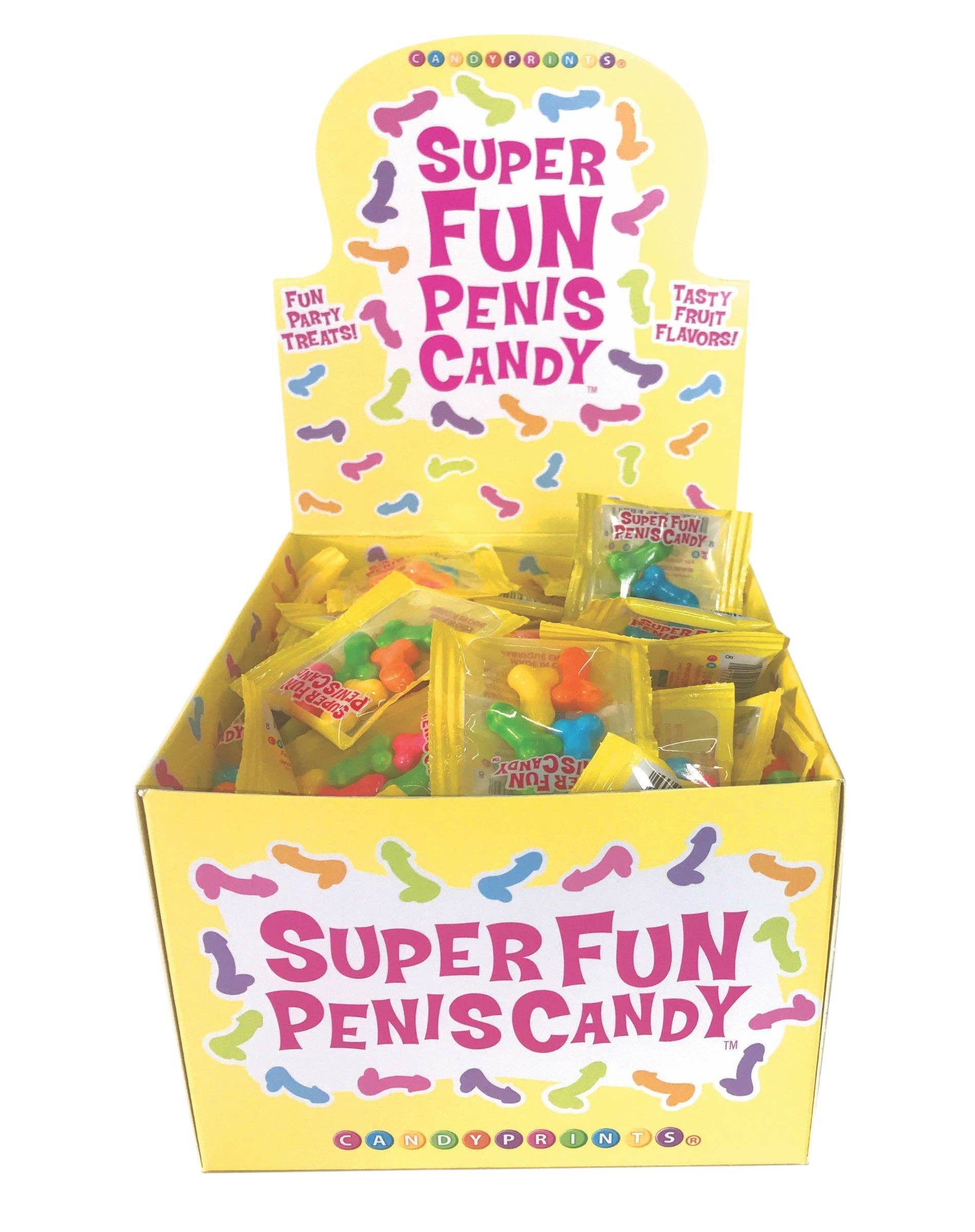 Little Genie Productions - Wholesale Hard Candy - Super Fun Penis Candy - POP Display of 1000