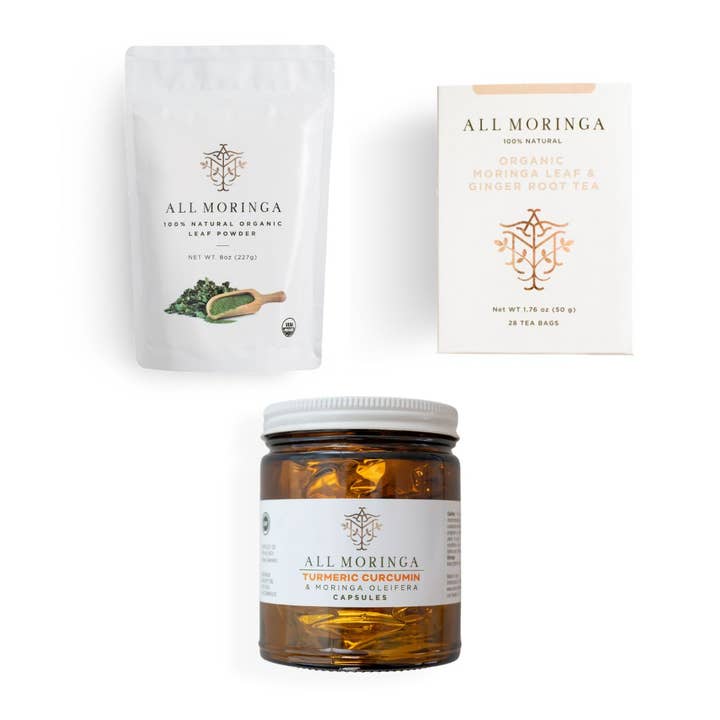 Essential Moringa Wellness Starter Kit | Health & Vitality in a Box for wholesale by All Moringa