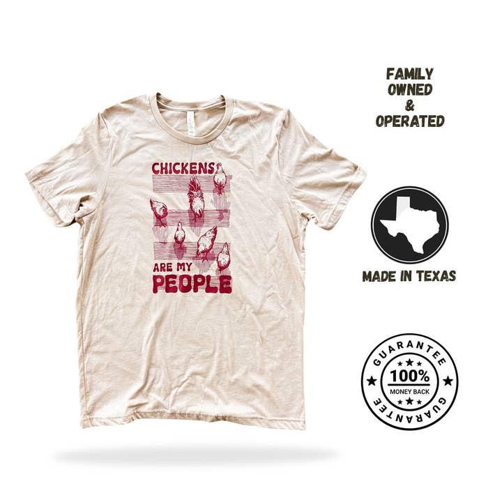 The Chicken Bawks - Wholesale Screen Printed T-Shirt - Unisex - Chickens Are My People3