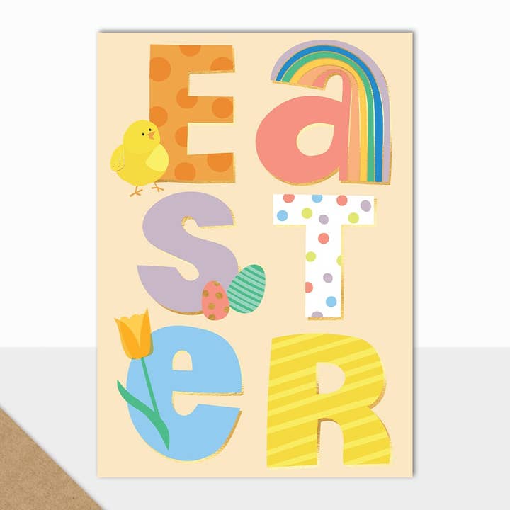 Collection Bloom Joyeuses Pâques Épeler pour la vente par Laura Darrington Design Ltd