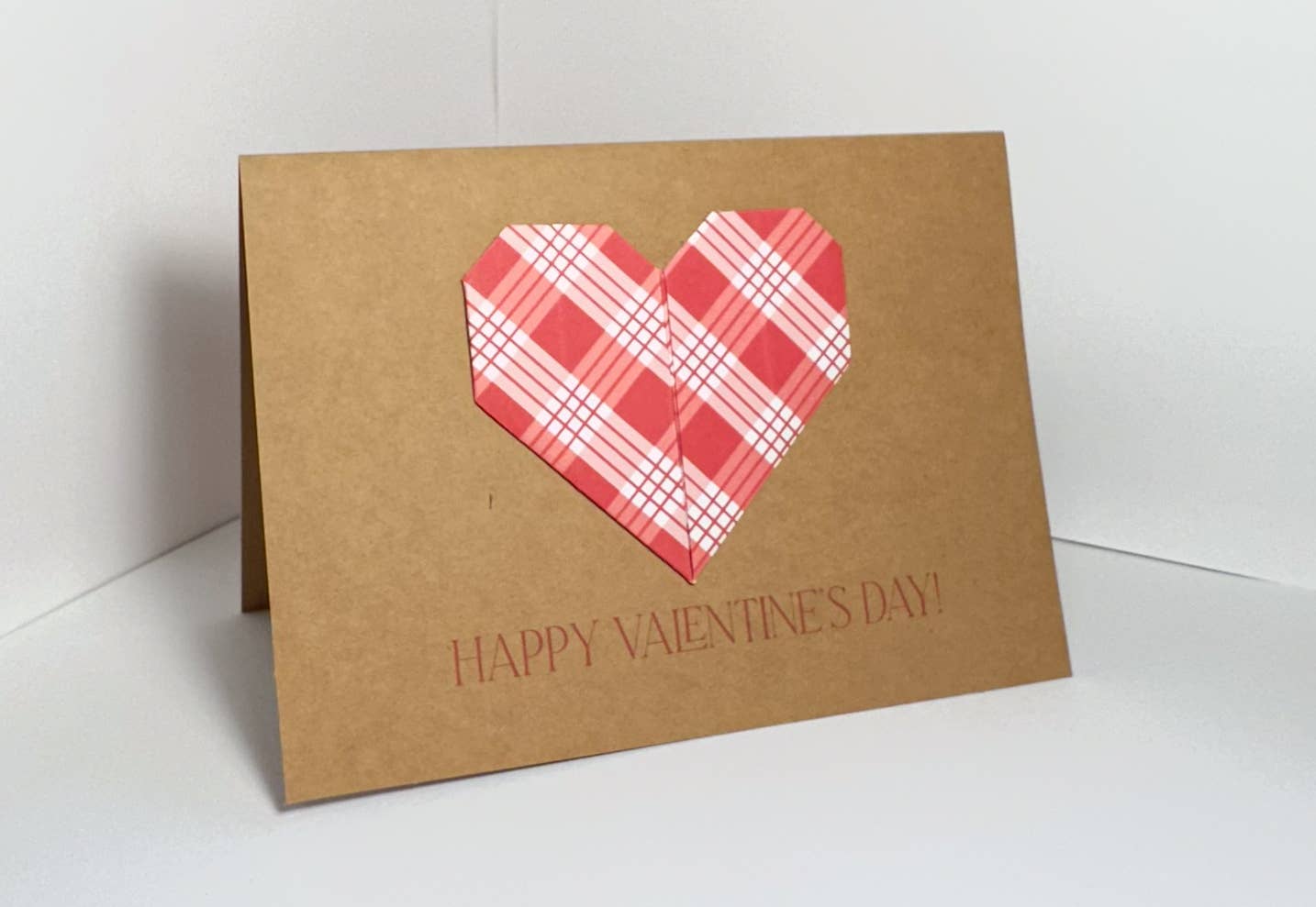 Handmade Aloha Kauai - Wholesale Everyday Greeting Card - Handmade Orgami Heart Card - Palaka Print8