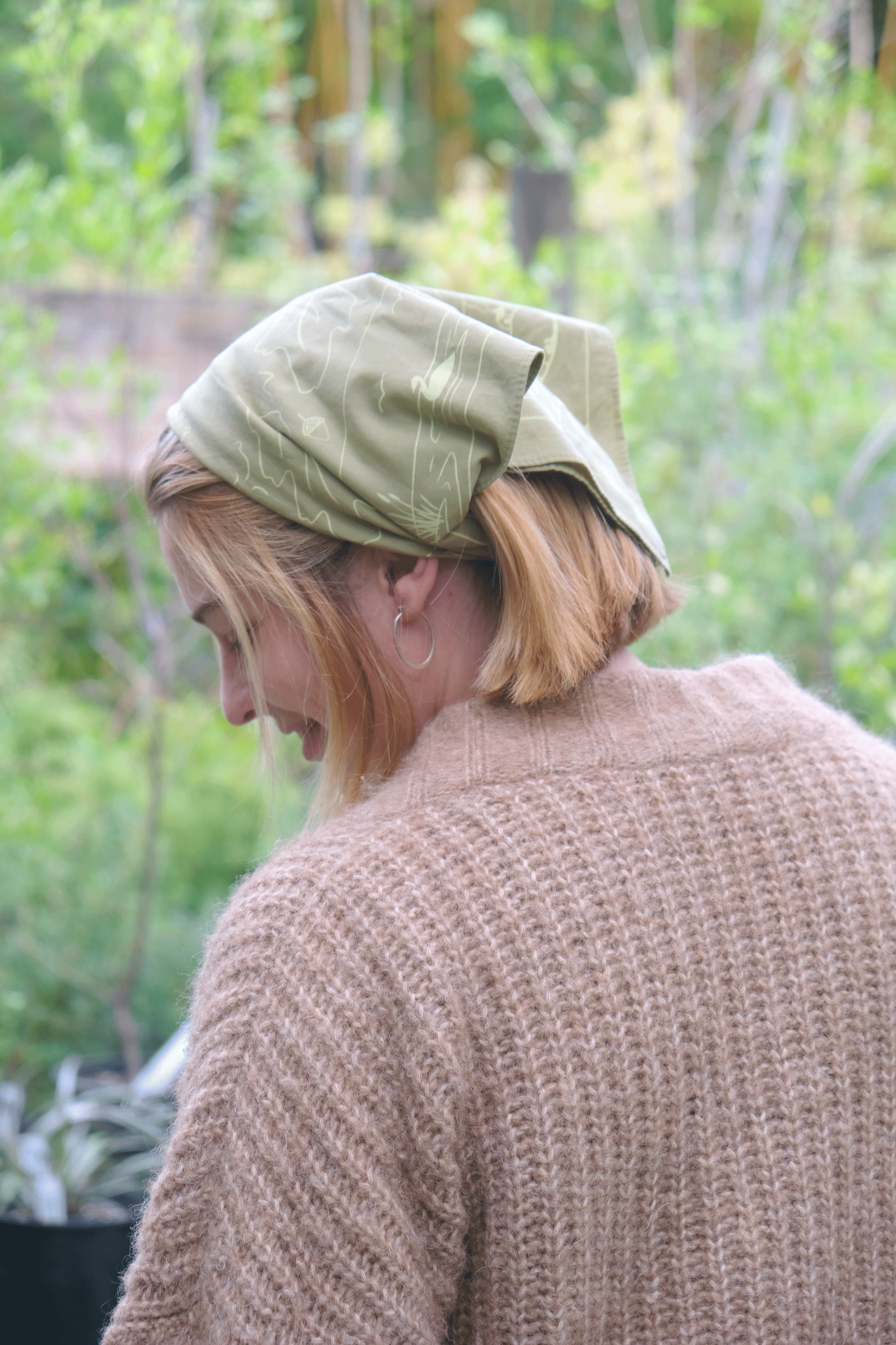 Elana Gabrielle - Wholesale Bandana - Unisex - Oaks Bandana - Screenprinted Adventure Nature-Inspired Gift2