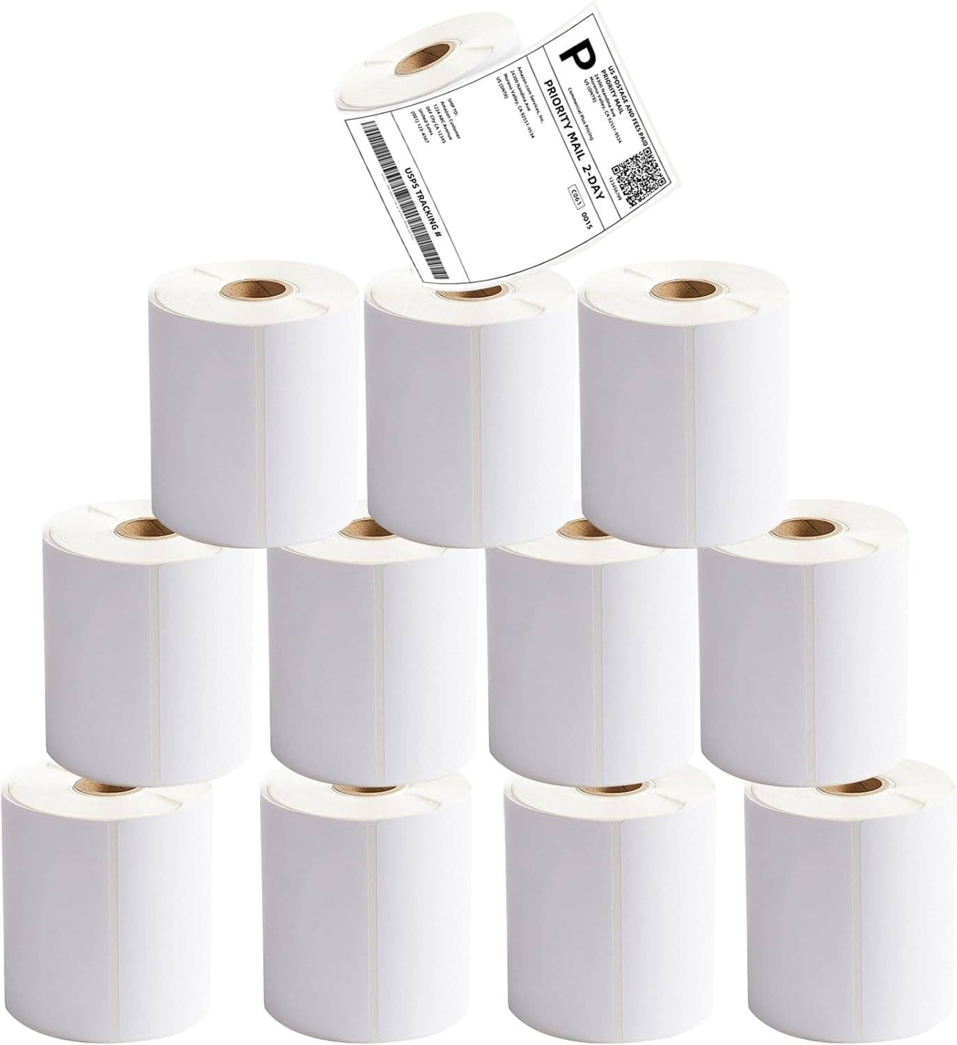 UTN LLC - Wholesale Address Labels - 4x6 Thermal Shipping Labels – 3000 Labels, 12 Rolls