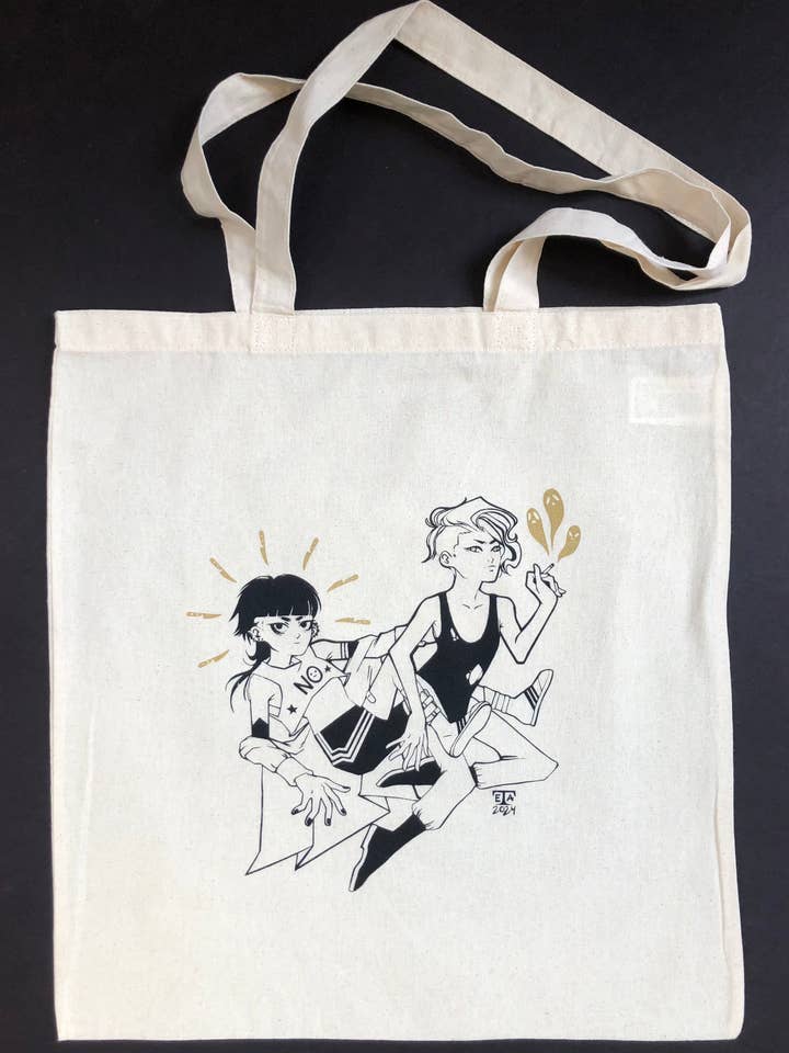 Sac fourre-tout avec impression "Nothing/Nowhere" pour la vente par Oscen || Nen Chang & Liz Tecca