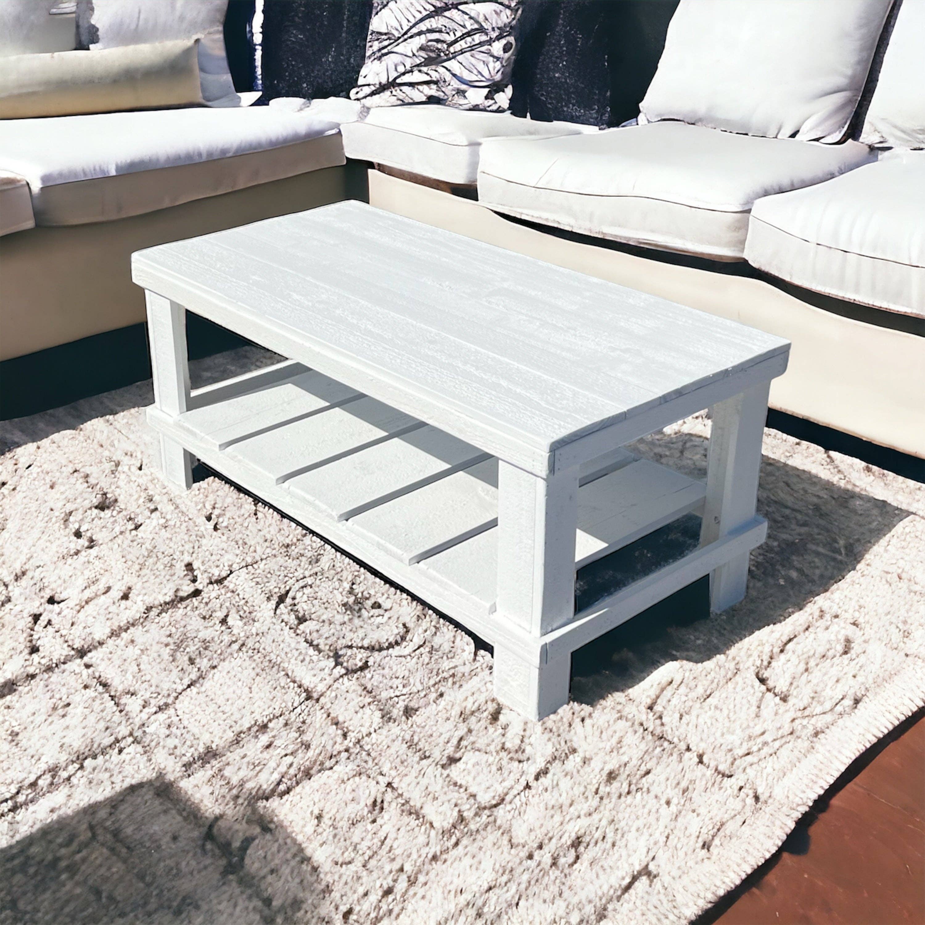 Intrinsic Haven - Wholesale Coffee Table - Farmhouse Rustic Wood Living Room Coffee Table with Shelf17