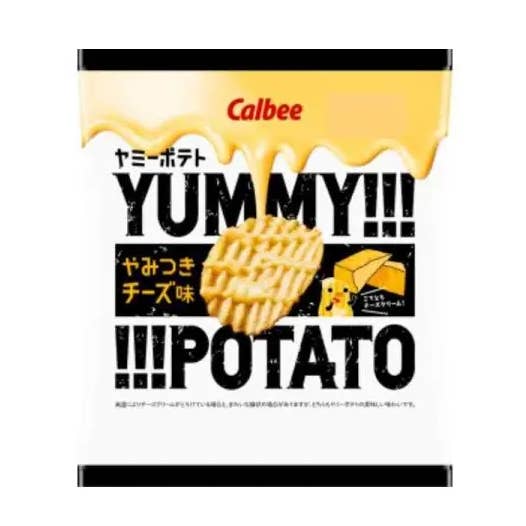Calbee Heerlijke Aardappelchips Kaassmaak (48g) (Japan) voor wholesale door Pops Distro Inc