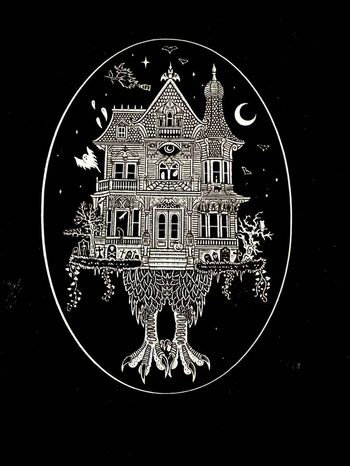 Adesivo Casa Stregata: Impermeabile, Spettrale e Fantasioso per la vendita all'ingrosso da parte di Soni Graves