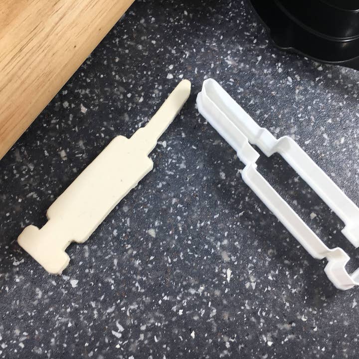Syringe Cookie Cutter for wholesale by CookieCutterSupply