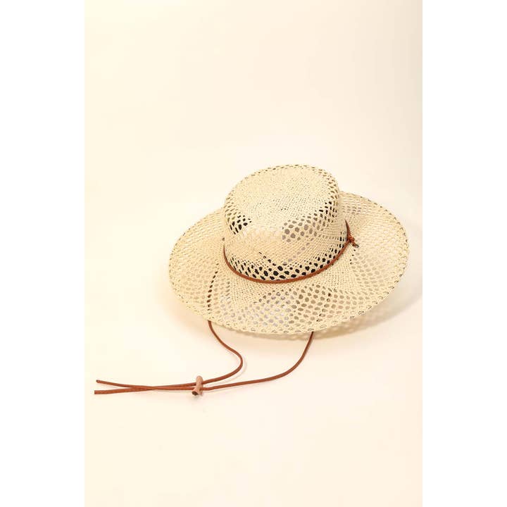 Anarchy Street - Wholesale Straw Hat - Women's - Straw Braided Flat Top Fashion Hat