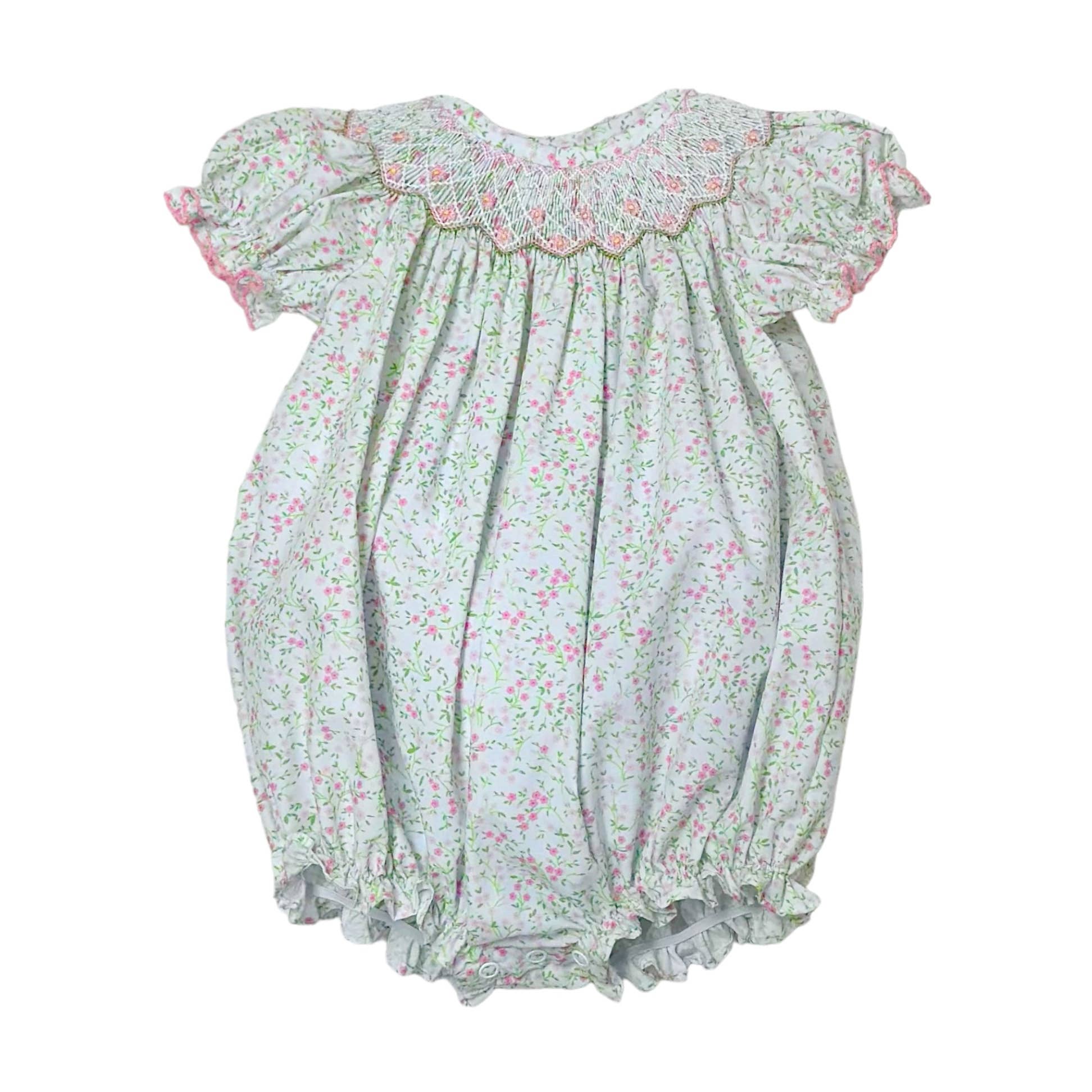 Zuccini Kids - Wholesale Bodysuit (Non-Footed) - Baby - Pink Flowers Bentley Bubble0