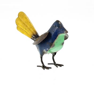HomArt - Wholesale Decorative Figurine - Reclaimed Metal Birds - Assorted Colors