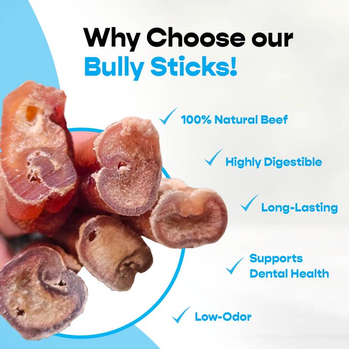 Mighty Chewz - Wholesale Pet Treats - Dog - 12" Thick Bully Sticks (140 Ct.) ($3.33 ea.)