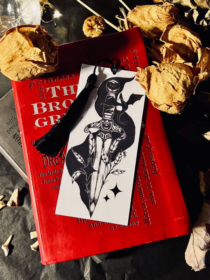 Dragon’s Breath Dagger Bookmark | One Sided for wholesale by BLKCatStudio