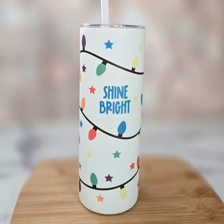 Salt and Sparkle - Wholesale Insulated mug/tumbler - Mommy and Me Shine Bright Christmas Glow-in-the-Dark Tumbler Set