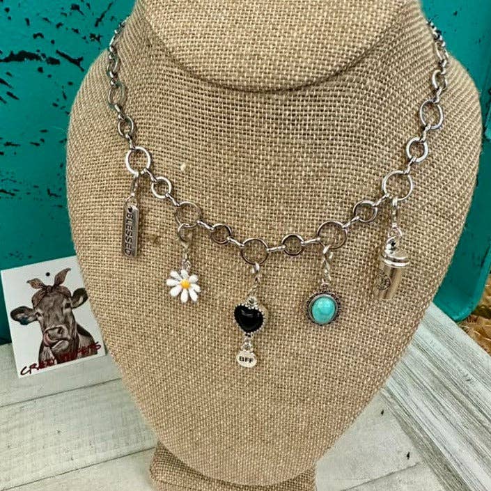 Crazy Heifers Wholesale - Wholesale Individual Charm/Pendant - Clip-on Charms Silver Tone8