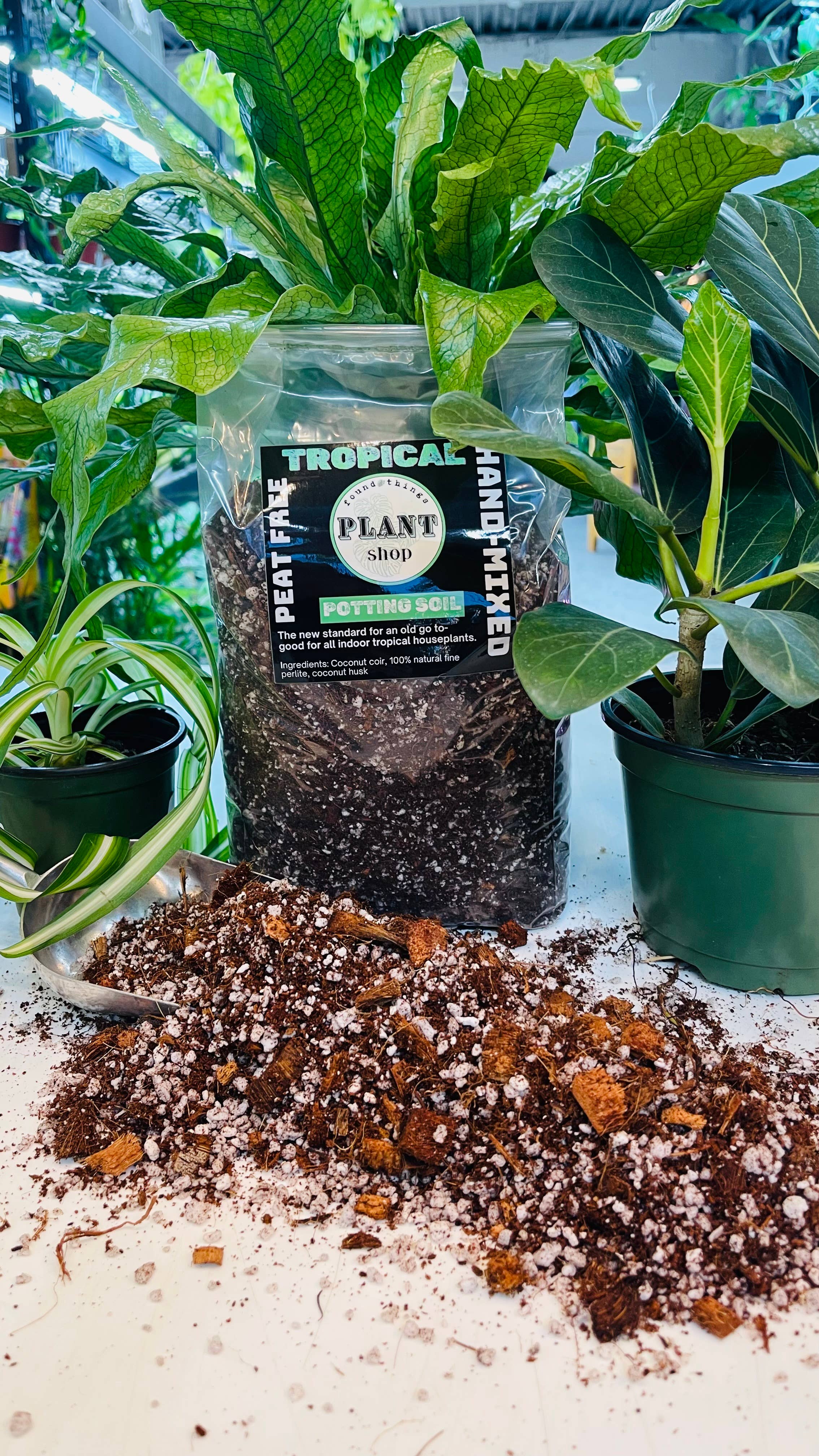 Found Things Plant Shop – Solo para plantação e vasos por atacado – Substrato Tropical para Vasos3