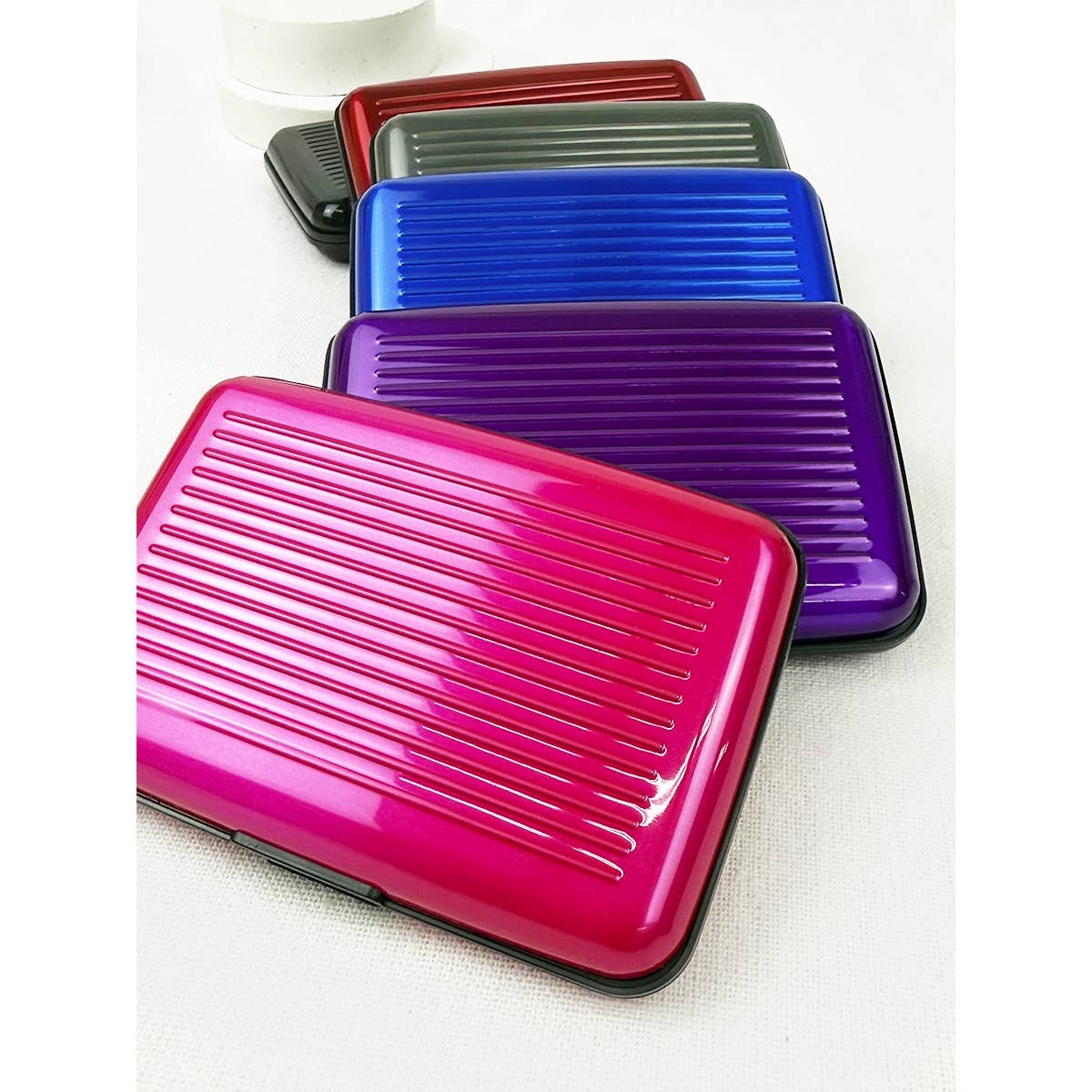 Solid Metallic Color Card Caddy for wholesale on Faire7