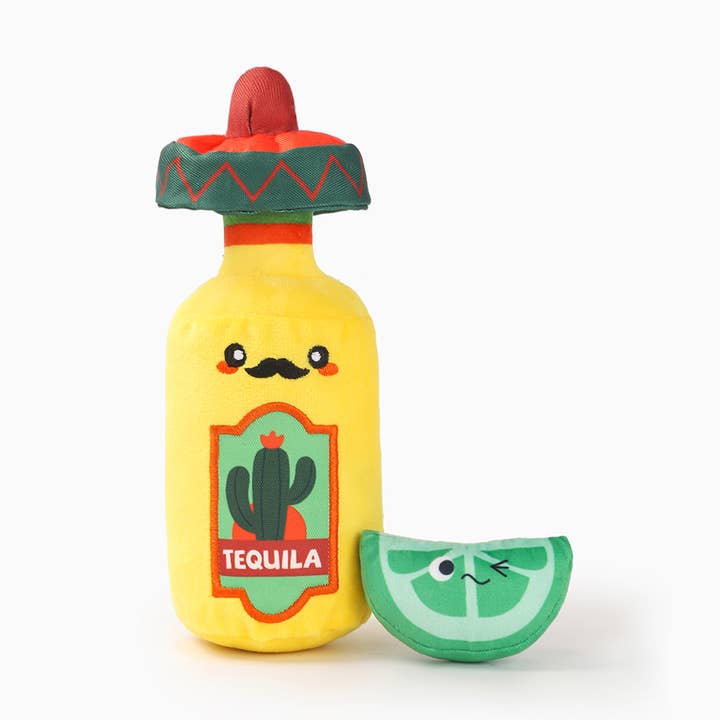 HugSmart Pet - Fiesta Chewsday | Tequila - Dog Plush Toy for wholesale by Hugsmart Products Inc