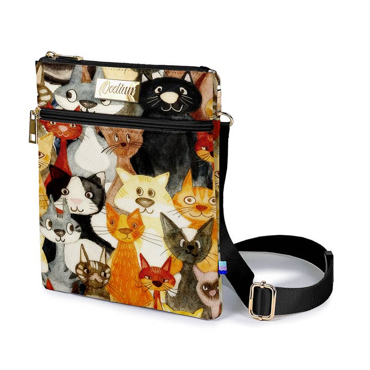 Happy Cats Crossbody Bag for wholesale by OEELINN