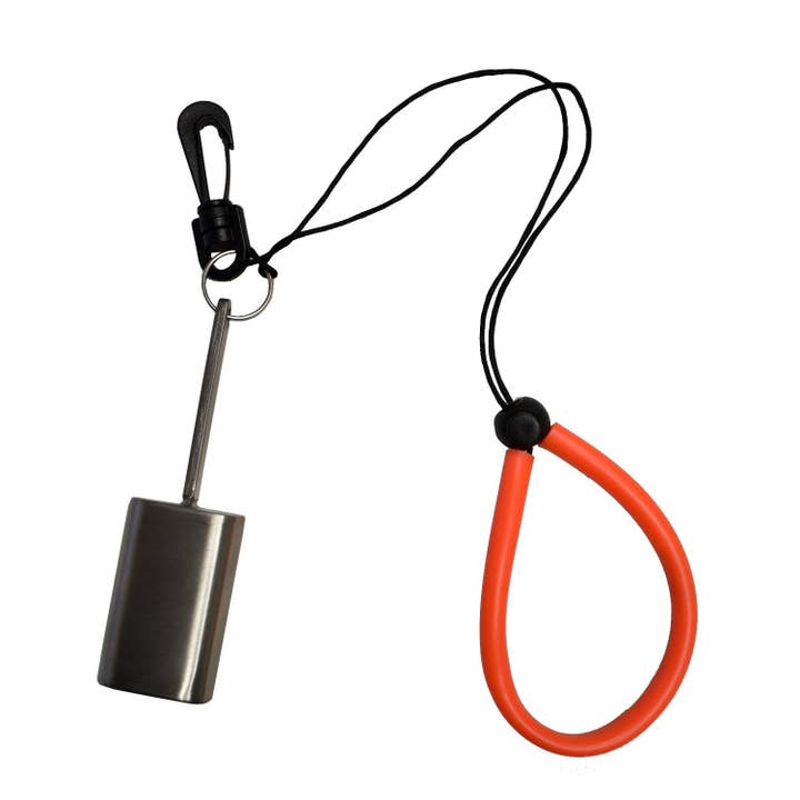 Scuba Choice Tank Rattler w/ Plastic Clip and Lanyard for wholesale by Scuba Choice