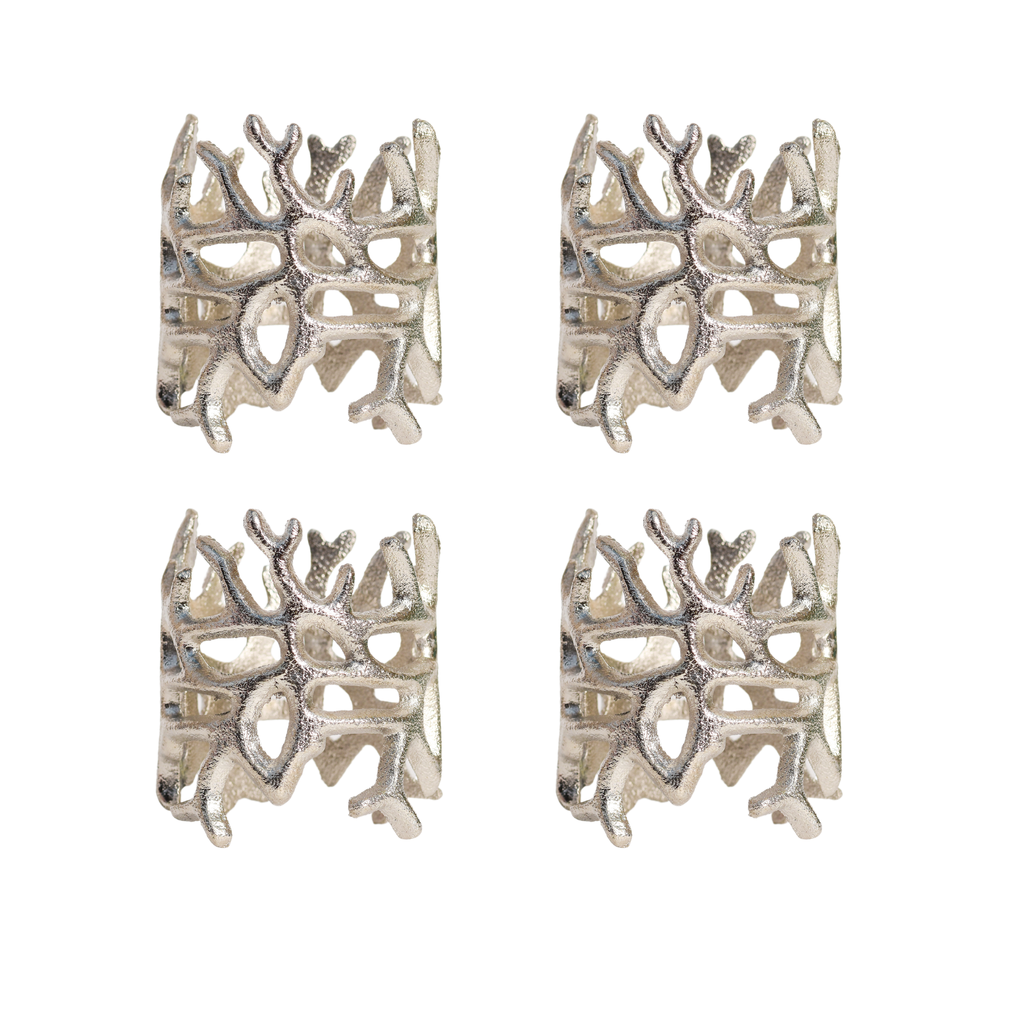 ThinggCo. - Wholesale Napkin Ring - Intricate Web Napkin Rings (Pack of 4)3