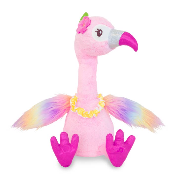 Sunset Susie (Tropical Flamingo Singing Luau Summer Plush) for wholesale by Cuddle Barn, Inc.