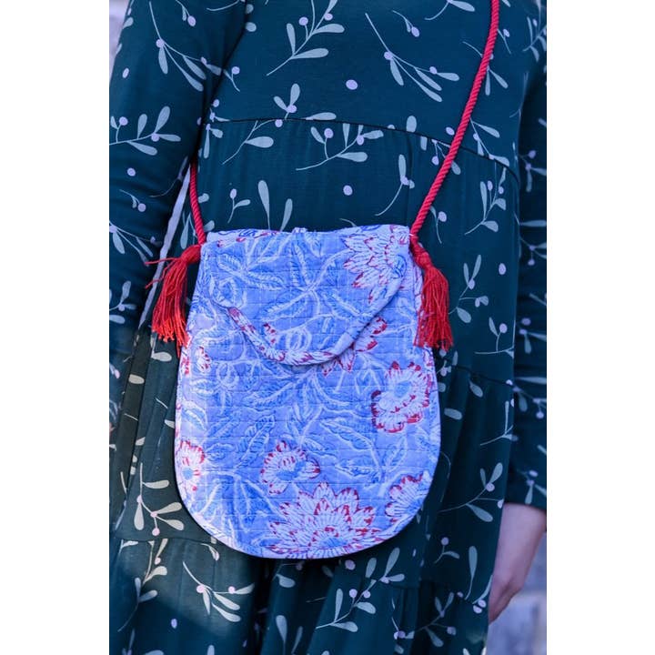 Meerahi - Wholesale Crossbody Bag - Kids - Quilted Floral Little Girl Purse | Mini Shoulder Bag