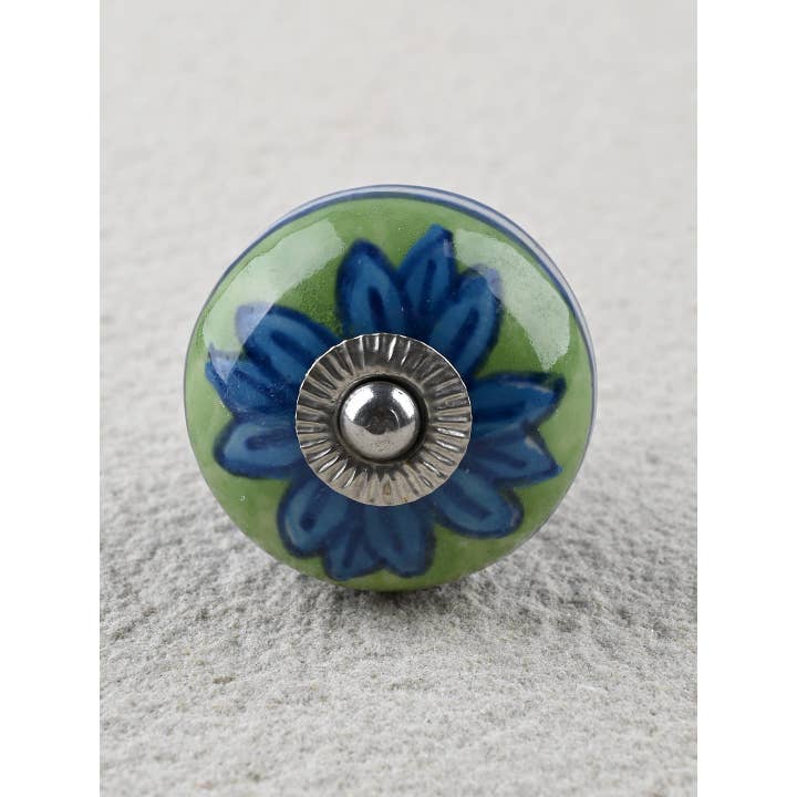 KNOBCO - Wholesale Knob/Pull - Green & Blue Ceramic Cabinet Knobs | Furniture Door Ceramic Knobs | Ceramic Knob Cabinet Knob5