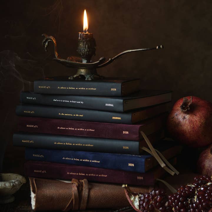 2026 Astrological Almanac & Guidebook - Pomegranate Velvet for wholesale on Faire12