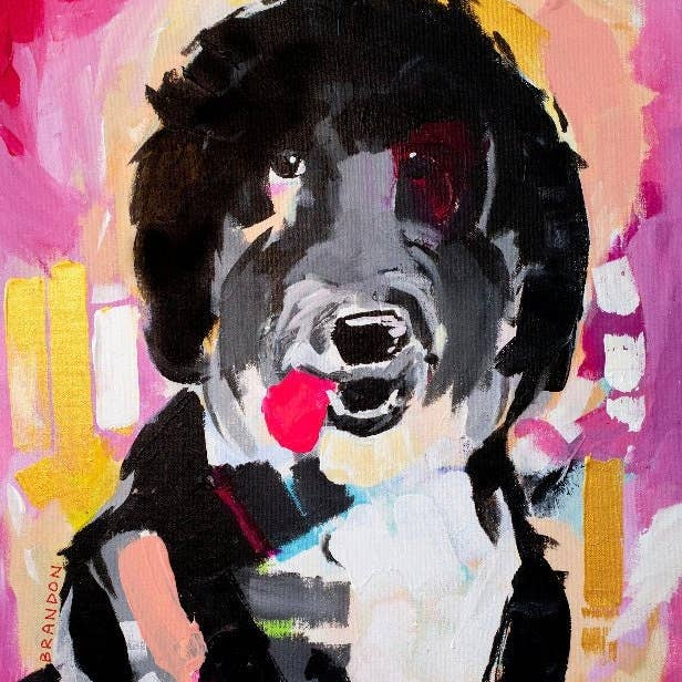 Brandon Art Co - Wholesale Art print - Sheepdog Painting Print - D0481