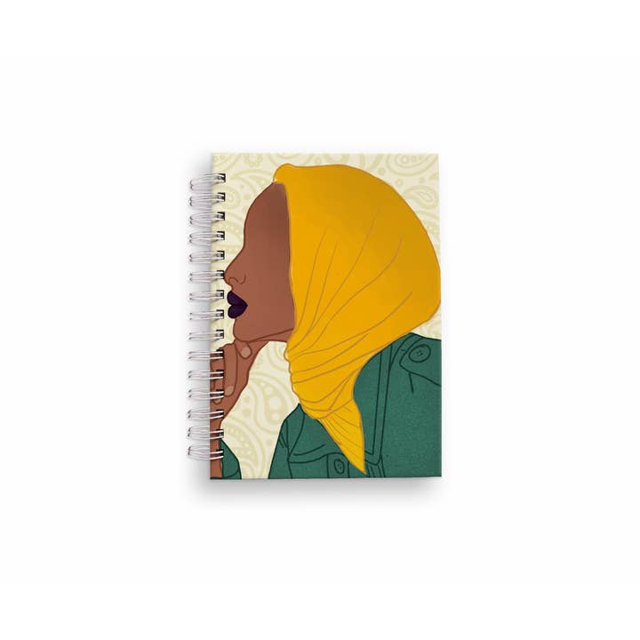 Woman in Yellow | Journal | Sketchbook for wholesale by Applefallsprints