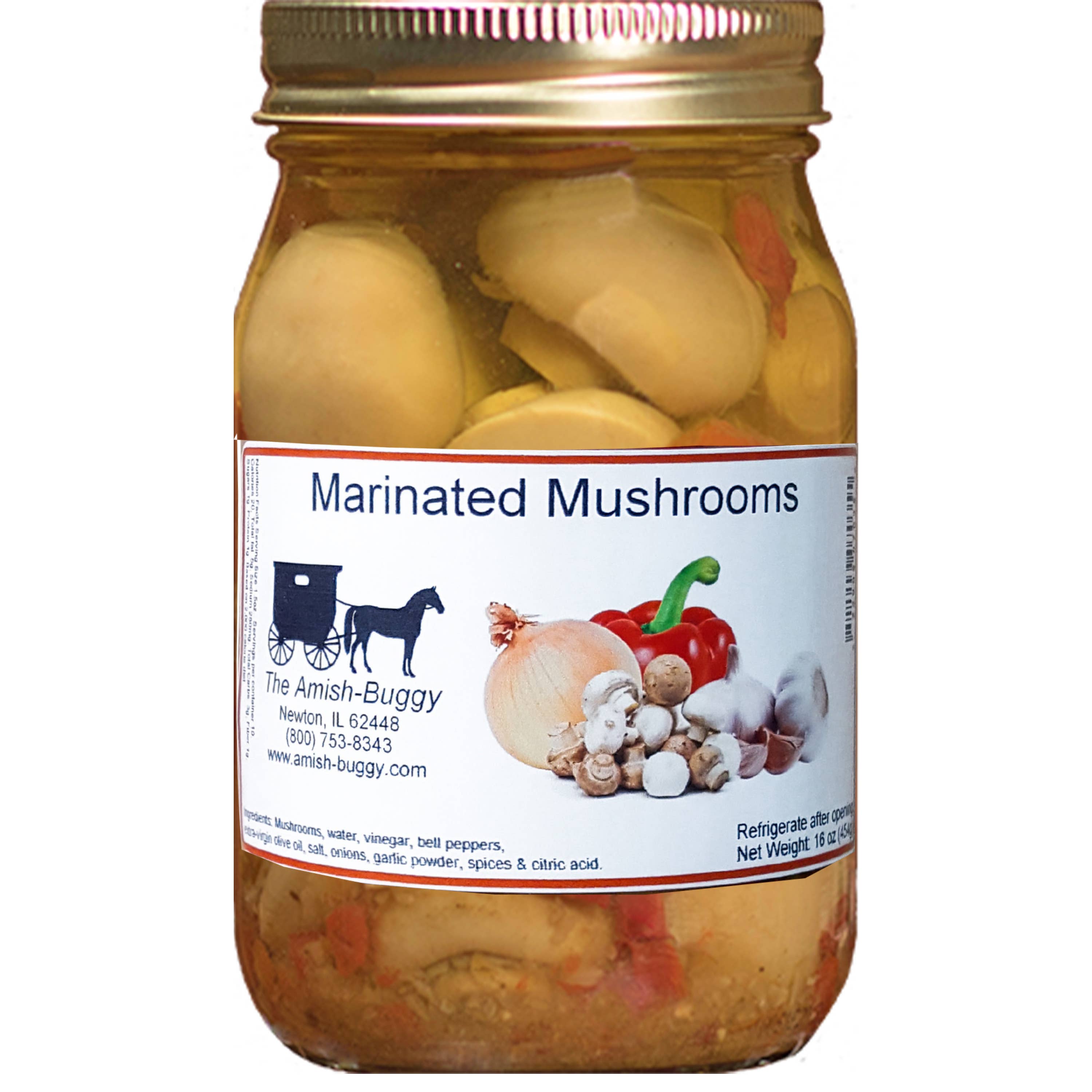 Arndt's Fudgery LLC - Wholesale Pickled Vegetables - Amish Pickled Vegetables & Eggs 16 oz. Jar19
