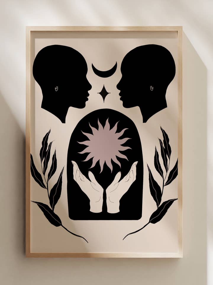 Impression à double tête 11 x 14 po pour la vente par Ashten Rubio Art