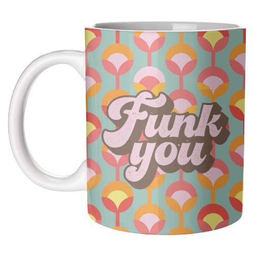 Mugs 'FUNK YOU' by Giddy Kipper for wholesale by ART WOW