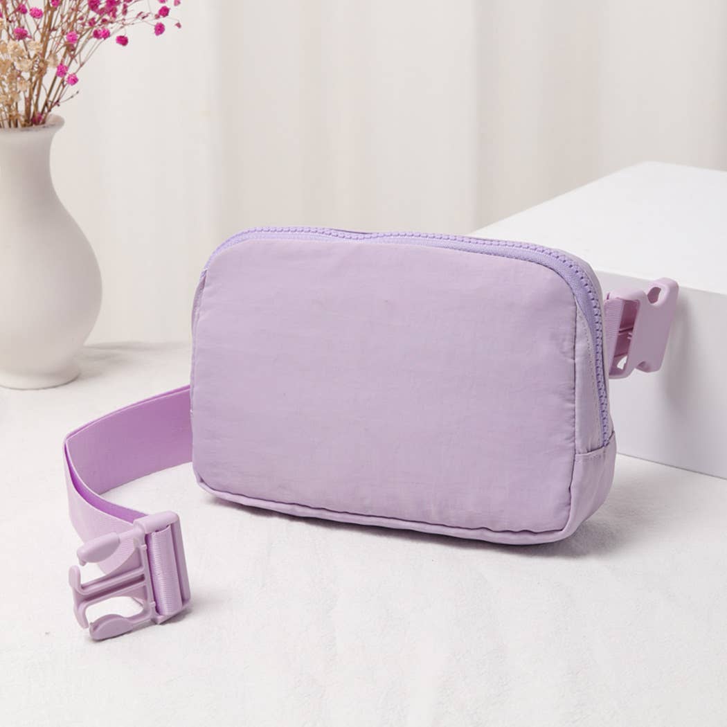 Fashion City - Wholesale Belt Bag - Women's - Water-Resistant Mini Sling Belt Bag-Light Colors1