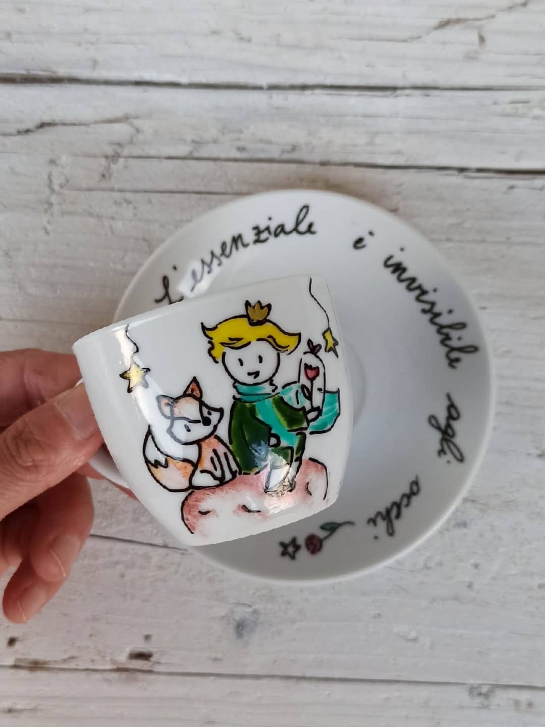 Lisa's Fairy - Vendita all'ingrosso Tazza - Tazzina Caffè A Tema Letterario Il Piccolo Principe