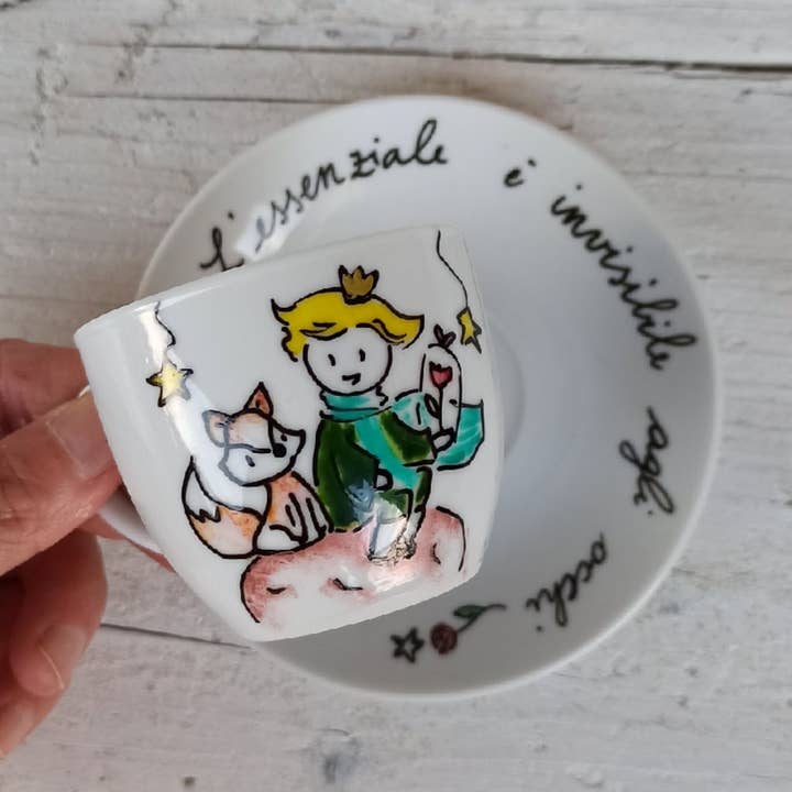 Lisa's Fairy - Vendita all'ingrosso Tazza - Tazzina Caffè A Tema Letterario Il Piccolo Principe0