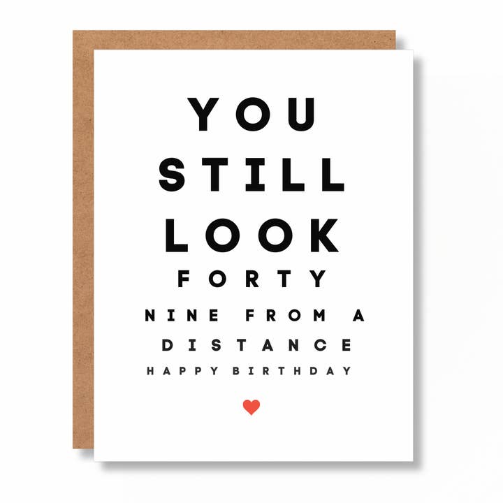 50th Birthday Greeting Card (Copy) for wholesale by Otter this World Cards