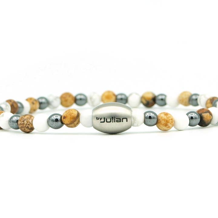 Empat mix armband i naturliga stenar för wholesale av by julian