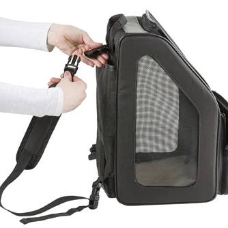 Petote - Wholesale Pet carrier – Cat/dog - Rio Ivory Quilted Faux Leather Pet Carrier with Snake Trim5