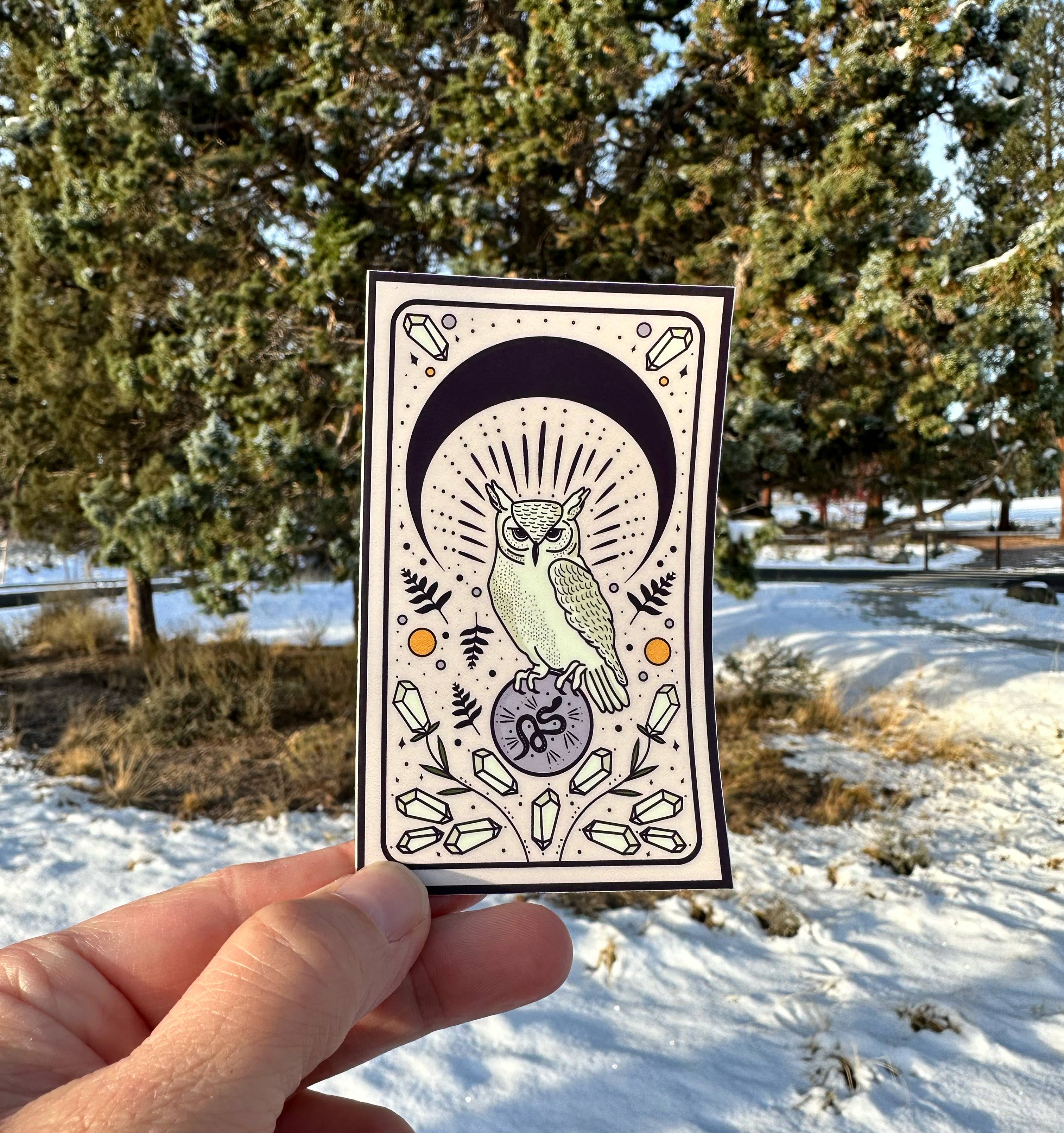 Graphic Heart - Wholesale Sticker - Oracle Owl - Vinyl Sticker1