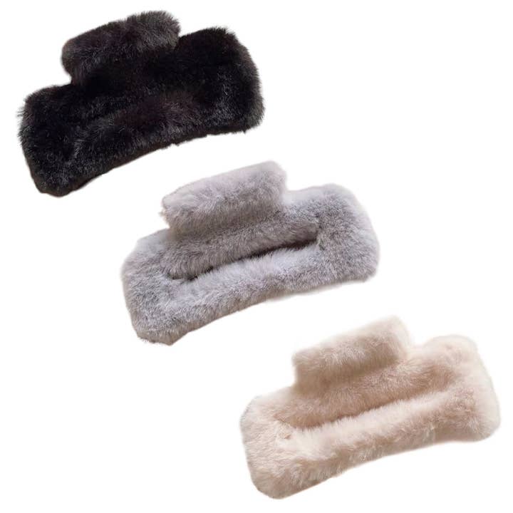 Furry Fuzzy Large Hair Claw Clips in Black, Gray, Oatmeal and other Purchase Wholesale offerte detersivi. Free Returns & Net 60 Terms on Faire trending on Faire.