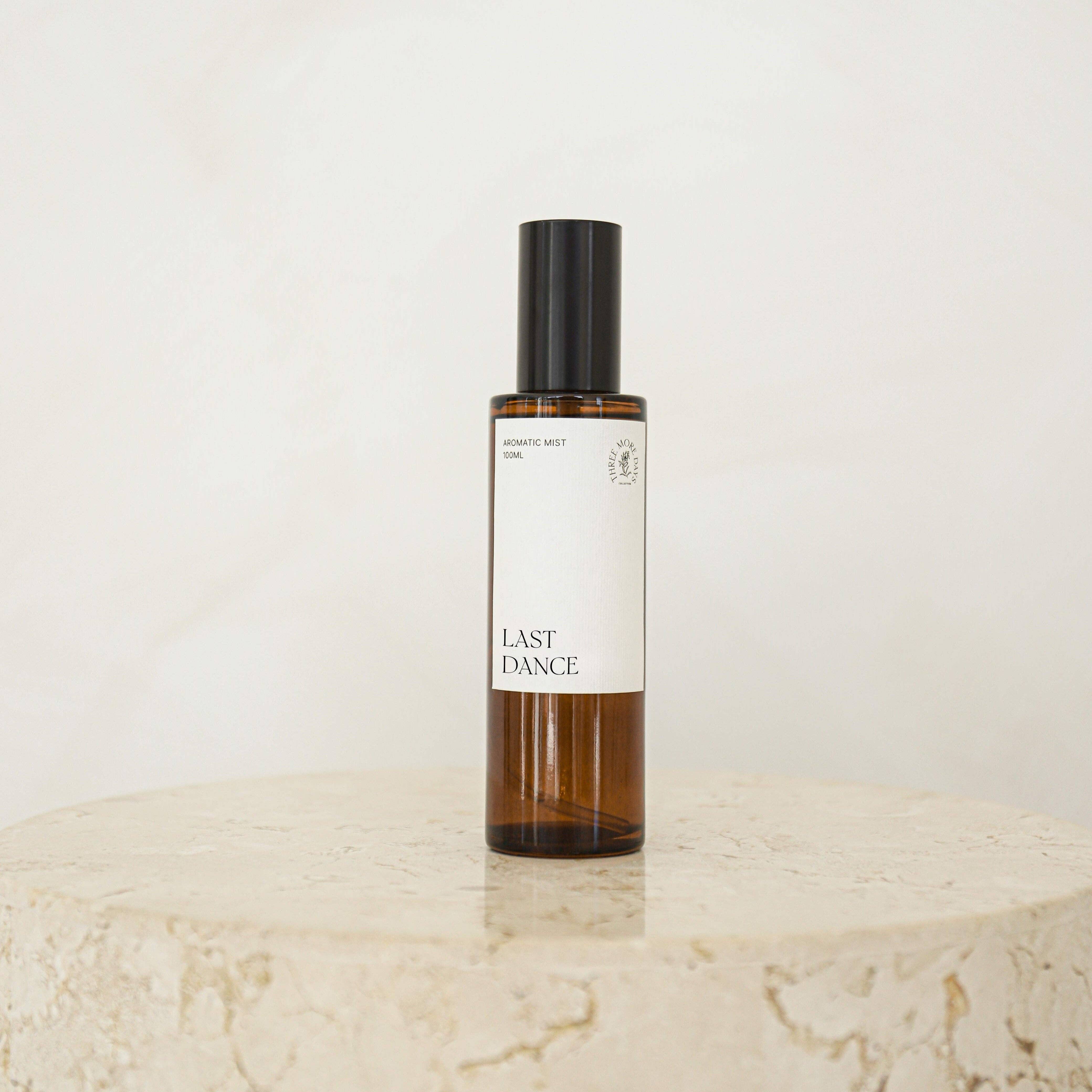 Three More Days Collection - Wholesale Room & Linen Spray - LAST DANCE: WHITE MUSK / AMBER / LEMON / DAMASK ROSE ROOM SPRAY