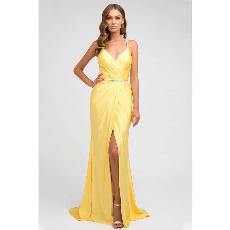 Juliet - Wholesale Gown - Women's - RUCHED BODICE FITTED PROM EVENING GOWN9