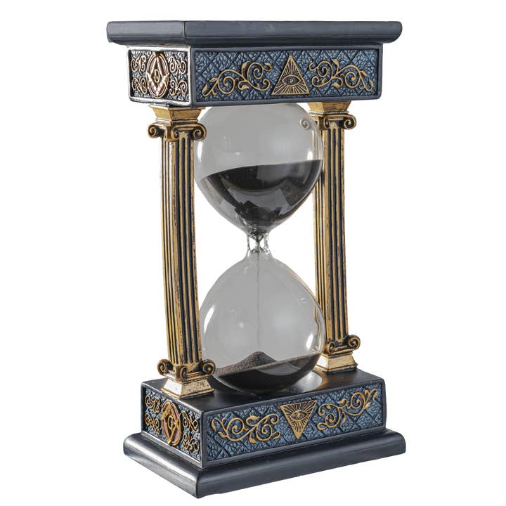 Pacific Trading - Wholesale Decorative Tabletop Object - Masonic Sand Timer2