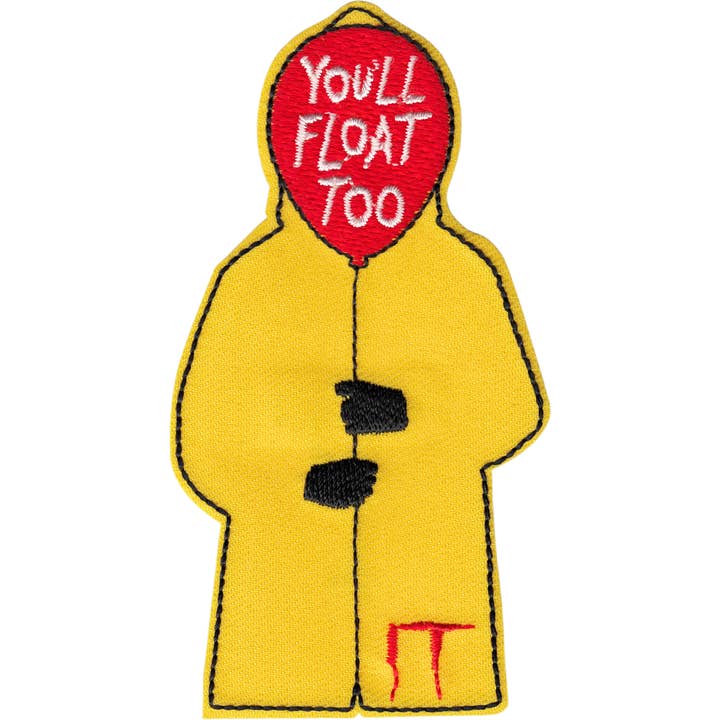 Patch - King, Stephen - It! "You'll Float Too" Balloon Kid for wholesale by Square Deal Recordings & Supplies